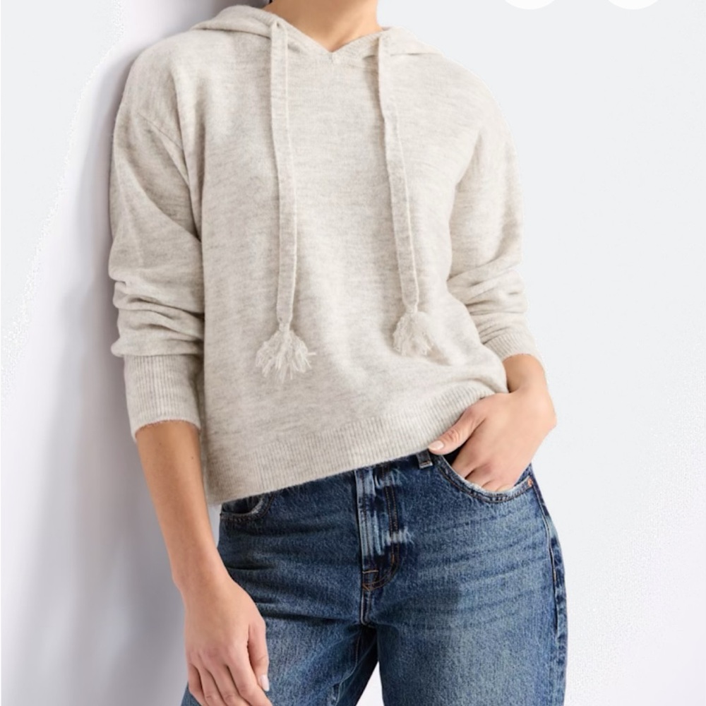 Elegant Cream Hoodie for Women